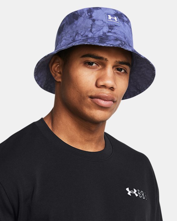 Men's UA Branded Bucket Hat, Purple, pdpMainDesktop image number 2